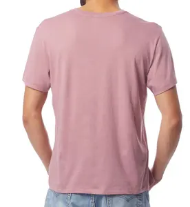T-shirt alla moda T-shirt pesanti con scollo rotondo all'ingrosso a buon mercato abbigliamento casual da uomo stampa a sublimazione T-shirt