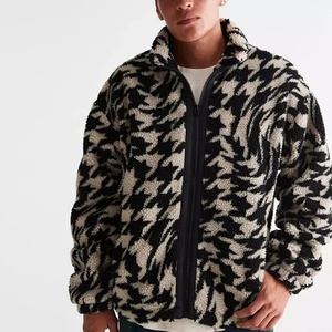Veste polaire d'hiver chaude et épaisse sur mesure OEM, style Sherpa, pour l'extérieur, grandes tailles - Product Image 2