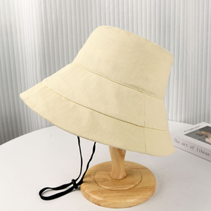 Sombrero de Pescador de Verano de Doble Cara para Mujer, con Ala Ancha, Reversible, Plegable, Protector Solar, Informal, de Algodón, Lino y Lona - Product Image 6