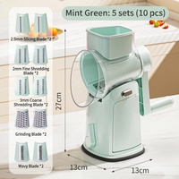 Coupe-légumes manuel portable en acier inoxydable de haute qualité 2025 pour fruits et légumes, idéal pour la cuisine (pommes de terre, carottes)