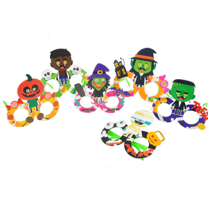 IY kit di occhiali artigianali di Halloween per bambini di età 3 + trucco - Product Image 2