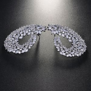 HIBRIDE nouvelle mode marquise coupe clair cubique Zircon boucles d'oreilles pour femmes accessoires de mariée Brincos bijoux cadeau E-917 - Product Image 2