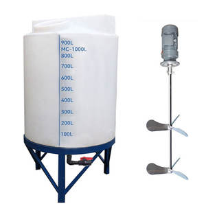 攪拌機混合装置付きプラスチック化学混合タンク - Product Image 1