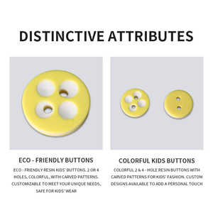 Nhà Máy Nóng Bán Thân Thiện Với Môi Tùy Chỉnh Kích Thước Mô Hình Màu Sắc 2 Lỗ Vòng Nhựa Nút Của Kid Nút Nhựa Nút - Product Image 4