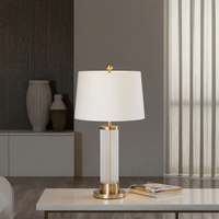 Lampe de table en fer verre blanc vintage chinois moderne abat-jour dôme classique lumière LED rechargeable AC E26 conception Simple pour