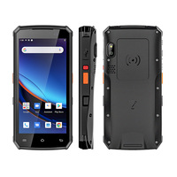 UNIWA M580S, PDA Android con Pantalla Táctil IPS de 5.5 Pulgadas, 4+64 GB, Batería de 3900 mAh, 2 Tarjetas SIM, Escáner de Código de Barras con RFID/P-SAM