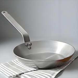 Padella personalizzata in acciaio al carbonio spessore 3.0mm padella padella per ristorante