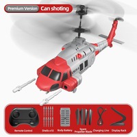 Nouvel hélicoptère télécommandé DWI RC Black Hawk pour débutants, composants en caoutchouc, capable de lancer des obus, contrôle à distance de l'avion