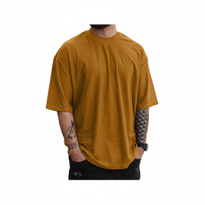 Camiseta extragrande a la moda para hombre, camisetas atléticas de cuello redondo, Camiseta básica de algodón de manga corta Premium suave informal - Product Image 1