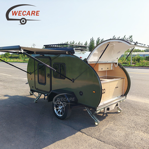 Wecare Lichtgewicht Zonne-Energie Traan Expeditie Mini Caravan Waterdichte Outdoor Camping Recreatieve Rv Trailer - Product Image 5
