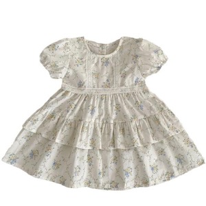 <span class=keywords><strong>Vestito</strong></span> <span class=keywords><strong>da</strong></span> principessa floreale per ragazze <span class=keywords><strong>vestito</strong></span> <span class=keywords><strong>da</strong></span> <span class=keywords><strong>bambina</strong></span> estivo manica a bolle - Product Image 1
