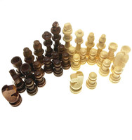 Pièces de jeu d'échecs en bois de 2.2 pouces pions d'échecs de tournoi standard