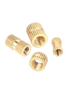 Nóng chảy đồng thau ren chèn tùy chỉnh nhiệt chèn Nut Kit Kích thước M1.2 M2 M2.5 M3 M4 M5 M6 M8 M10 M12 6-32 8-32 1/4-20 cho các loại hạt - Product Image 6