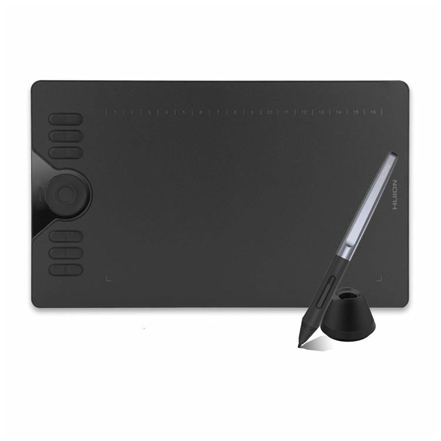 Huion HS610 Drawing Digital Tablet 10*6.25 Inch With 12+16 Programmable Keys Tableta Grafica