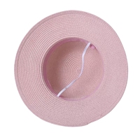 Haute qualité femmes printemps été chapeau de paille personnalisable romantique fleur seau chapeau pour plage pêche usage décontracté-vente en gros