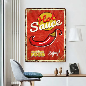 Cartel de hojalata Retro Vintage personalizado, cartel de pared de Metal antiguo con logotipo impreso UV para el hogar, Bar, hombre, cueva, artista, recuerdo pintado - Product Image 4