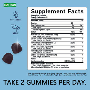 Les gommes de nettoyage du côlon Premium de 15 jours soutiennent la <span class=keywords><strong>santé</strong></span> digestive Suppléments naturels à action rapide - Product Image 2