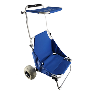 Fabrika satış uygun plaj ve balıkçılık aktif kullanım alüminyum hafif katlanır plaj sandalyesi sepeti SUP arabası Combo - Product Image 1