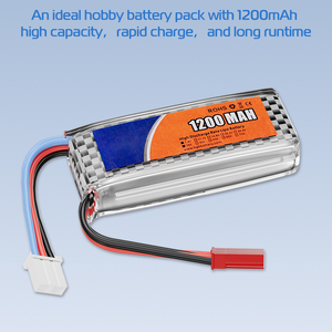 2s <span class=keywords><strong>7.4V</strong></span> 30C 1200mah RC 드론 자동차 배터리 리포 배터리 (쿼드콥터 드론용) - Product Image 3