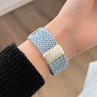 BEEFLYPOWER Beliebte Wahl Weenie Puppy Elastisches Gewebtes Nylon-Schlaufenarmband mit Magnetverschluss für Apple IWatch S11 10 8 9se 76
