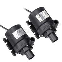 Pompe à eau submersible portable à moteur sans balais solaire DC 12V/24V 5M 800L/H pour fontaines de camping-car et chauffe-eau
