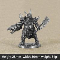 Figurine de guerrier viking en cuivre pur de qualité supérieure OM03, modèle de soldat médiéval, figurine de jeu de table, artisanat en métal, ornement de bureau