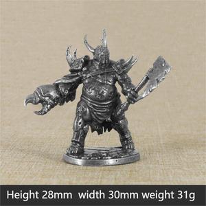 Figura de Guerrero Vikingo de Cobre Puro Premium, Modelo OM03, Figura de Guerrero Medieval para Juegos de Mesa, Adorno Metálico para Escritorio - Product Image 4