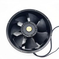 Ventilateur de refroidissement EC DC 25489, haute vitesse, cadre métallique, pale en plastique, anti-explosion et anti-huile, IP68, PWM, 220v