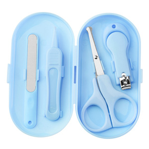 Baby <b>nail</b> clipper set, baby <b>nail</b> scissors, newborn home use, anti-pinch <b>nail</b> clippers, infant and toddler products - Product Image 4