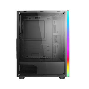 Gran oferta 2024, caja de ordenador <span class=keywords><strong>Cooler</strong></span> <span class=keywords><strong>Master</strong></span> 330-6, caja de PC de escritorio, caja de plástico para juegos ATX, SPCC, Torre media negra, 0,5mm, ATX PSU - Product Image 5