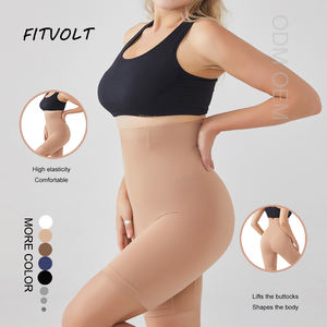 Оптовая продажа бесшовного корректирующего белья FITVOLT для женщин: дышащий, экологичный, антибактериальный, из нейлона и спандекса, с эффектом подтяжки ягодиц и контроля живота. - Product Image 1