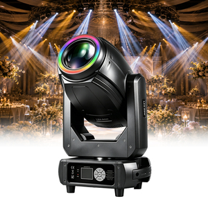 Luz LED de haz de 300W con cabezal móvil, lista para espectáculos, BSW 3 en 1, Zoom RGBW, Estrobo, Frost, DMX512, Enfoque 9-42, IP20, para discotecas, <span class=keywords><strong>DJ</strong></span> y fiestas - Product Image 1