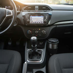Pomo de Palanca de Cambios de 6 Velocidades para Fiat Linea con Cubierta Cromada para la Ventana, Accesorio Premium - Product Image 3