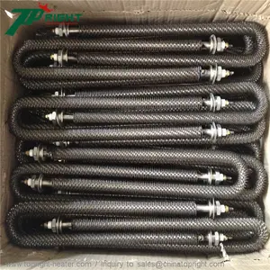 Customized Industrial Electric Heating Element Finned Tubular Air Heater For Food Dehydrator