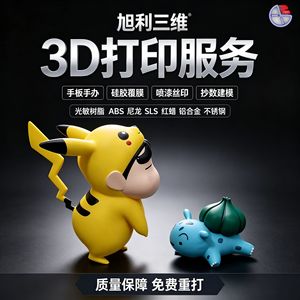 Services d'impression 3D Xuli pour figurines d'anime, prototypes personnalisés en résine ABS, modèles STL, OBJ, STP, design industriel - Product Image 5