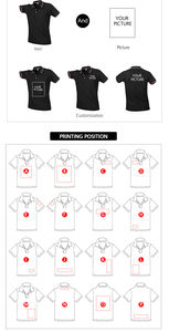 Logotipo personalizado Sublimación Rendimiento Deportes al aire libre Absorbe la humedad 88% Poliéster 12% Spandex Ropa de golf para hombre Polo de golf - Product Image 6