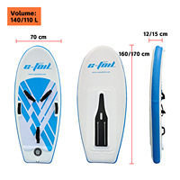 Planche à pagaie gonflable OEM SUP planche de surf debout en carbone avec hydrofoil Skis nautiques novices planche à flotteur accessoire de pompe de wakeboard