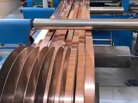 Bande de laiton nu Longford ASTM C10100/C10200/C10300, rouleau d'alliage cuivre-nickel C71300 B25 CuNi25 pour système de mise à la terre industriel