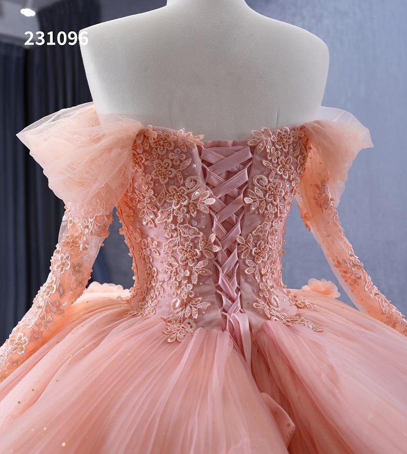 wedding dresses peach