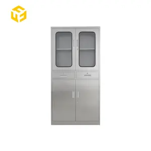 Wholesale Custom Stainless Steel Office Locker Hospital Metal File Cabinet Western Medicine Drawer Cabinet