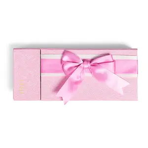 Benutzer definierte Druck Multifunktions rosa Papier Bleistift box mit Briefpapier für Mädchen