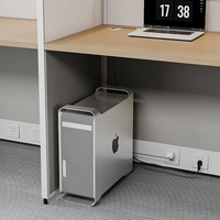 Postes de travail modulaires avec écrans de séparation, bureaux simples et modernes pour trois personnes, combinaisons de bureaux et de chaises de bureau en MDF