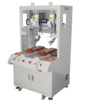 Machine de serrage automatique à vis à 6 axes haute efficacité, double tête, double station Y, robot de préhension par aspiration, ligne d'assemblage, moteur PLC