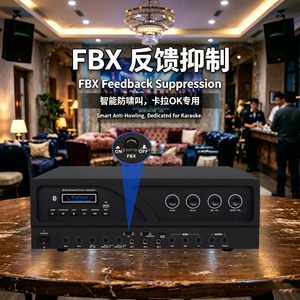 Amplificateur <span class=keywords><strong>de</strong></span> karaoké professionnel GAP-BK1000 Green Audio avec <span class=keywords><strong>3</strong></span> entrées micro, DSP, écho et anti-retour pour KTV et <span class=keywords><strong>home</strong></span> <span class=keywords><strong>cinéma</strong></span> - Product Image 3