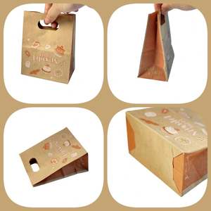 Sacs en papier personnalisés pour emballage cadeau, sacs de shopping pour mariage, jouets, fleurs, emballage pour vêtements, boîte en PVC avec logo imprimé, luxe - Product Image 5