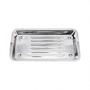 Bandeja de Esterilización de Acero Inoxidable, Rectangular y Perforada, Organizador de Instrumentos Quirúrgicos, Uso Hospitalario, Clase I - Product Image 3