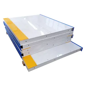 Zspe Goede Schokbestendige Stadionbarrières Hdpe Plastic Hek Hockey Ijsbaan Dasher Board