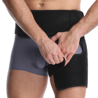 Bande de protection réglable pour blessure à la cuisse, support de compression, stabilisateur de récupération, orthèse de hanche