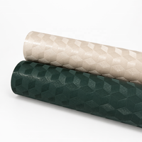 Bâche en tissu tissé robuste, imperméable et coupe-vent, enduite de PVC, 900-1450 GSM, gaufrée hexagonale, ignifuge