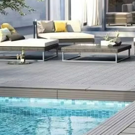 Tarima de Madera Compuesta WPC con Relieve 3D, Resistente al Agua, Personalizada, para Piscinas Exteriores - Product Image 2